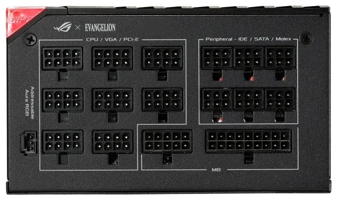 Картинка Блок питания ASUS ROG-THOR-1000P2-EVA-GAMING