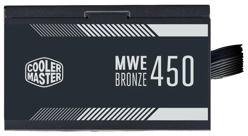 Цена Блок питания CoolerMaster MWE 450 BRONZE V2 &lt;500W Non Modular, Active PFC, вент. 12см, MPE-4501-ACAAB-EU