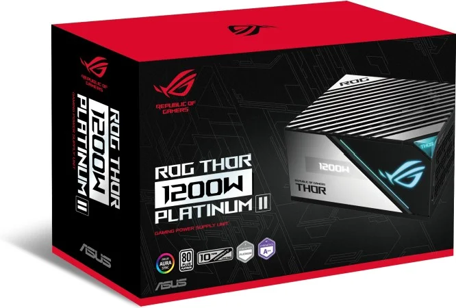 Фотография Блок питания ASUS ROG-THOR-1200P2-GAMING 1200W 80Plus Platinum