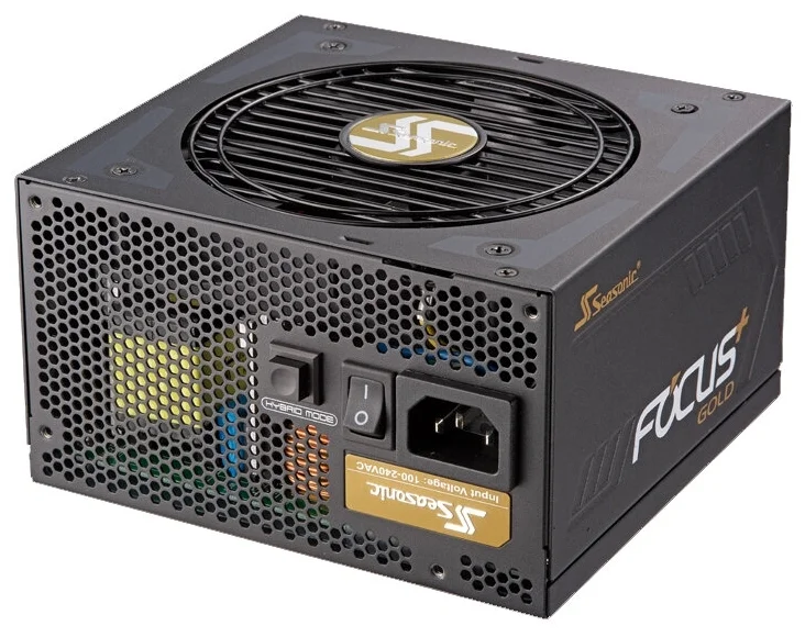 Картинка Блок питания ATX Seasonic Focus GM-750 SSR-750FM 750W 80plus Gold semi-modular