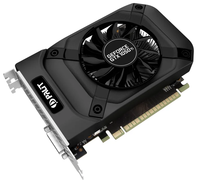 Фото Видеокарта PALIT GTX1050Ti STORMX 4G (NE5105T018G1-1070F/1076F)