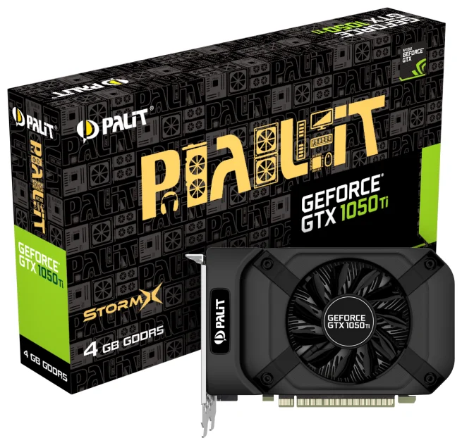 Цена Видеокарта PALIT GTX1050Ti STORMX 4G (NE5105T018G1-1070F/1076F)
