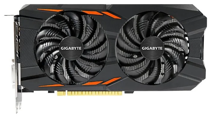 Видеокарта GIGABYTE GV-N105TWF2OC-4GD