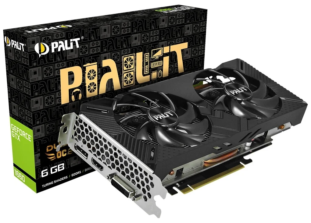 Видеокарта PALIT GTX1660 SUPER GP OC 6G 4710562241372 NE6166SS18J9-1160A Казахстан