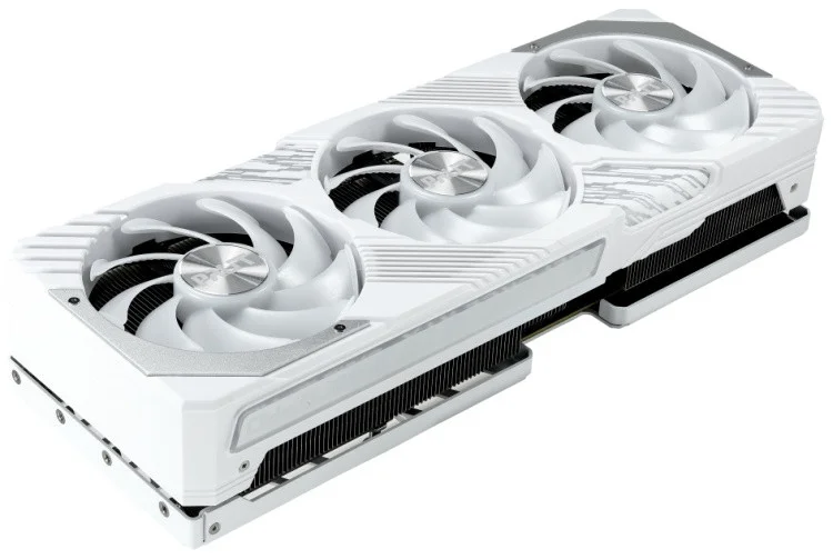 Фото Видеокарта PALIT RTX4070Ti GAMINGPRO WHITE OC 12GB (NED407TV19K9-1043W)