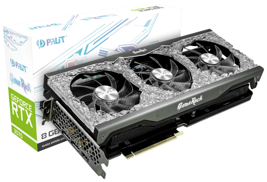 Видеокарта PALIT RTX3070 GAMEROCK 8G BOX (NE63070019P2-1040G) Казахстан