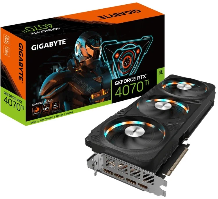 Купить Видеокарта GIGABYTE RTX4070Ti (GV-N407TGAMING-12GD)