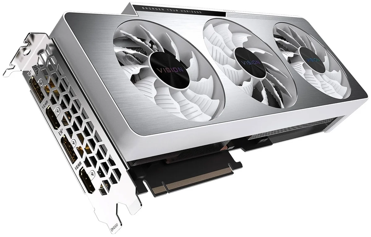 Фотография Видеокарта GIGABYTE RTX3070Ti VISION OC 8G (GV-N307TVISION OC-8GD)