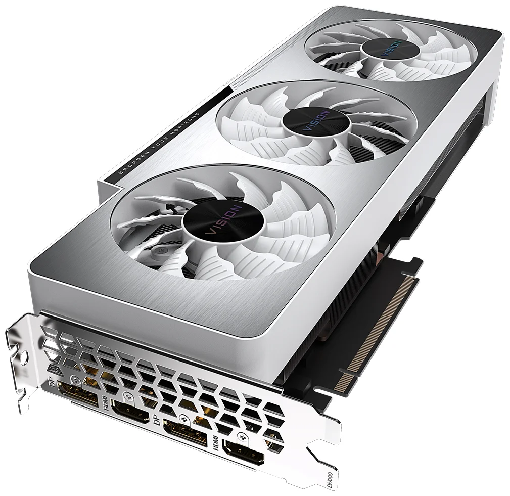 Картинка Видеокарта GIGABYTE RTX3070Ti VISION OC 8G (GV-N307TVISION OC-8GD)