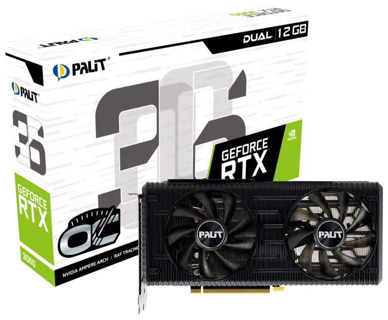 Видеокарта PALIT RTX3060 DUAL 12G (NE63060019K9-190AD) Казахстан