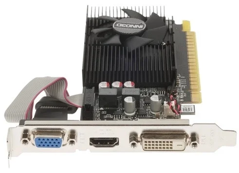 Фотография Видеокарта INNO3D GeForce GT 730, 4G DDR3 64bit VGA DVI HDMI N73P-BSDV-M5BX
