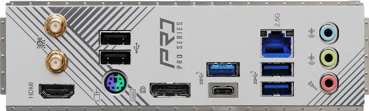 Фотография Материнская плата ASRock B760M PRO RS/D4 WIFI LGA1700 4xDDR4 4xSATA RAID 2xM.2 HDMI DP mATX