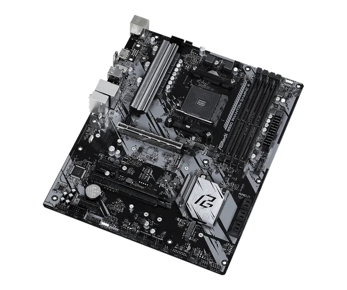 Фото Материнская плата ASRock B550 PHANTOM GAMING 4 (4710483931499)