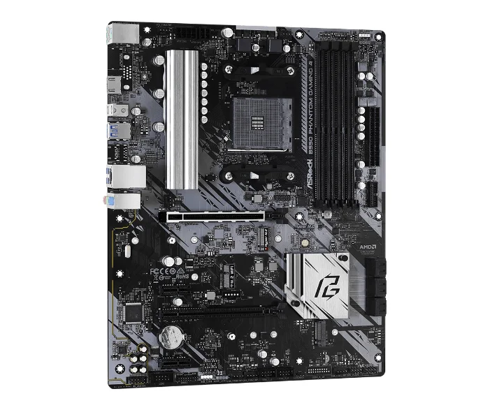 Фотография Материнская плата ASRock B550 PHANTOM GAMING 4 (4710483931499)
