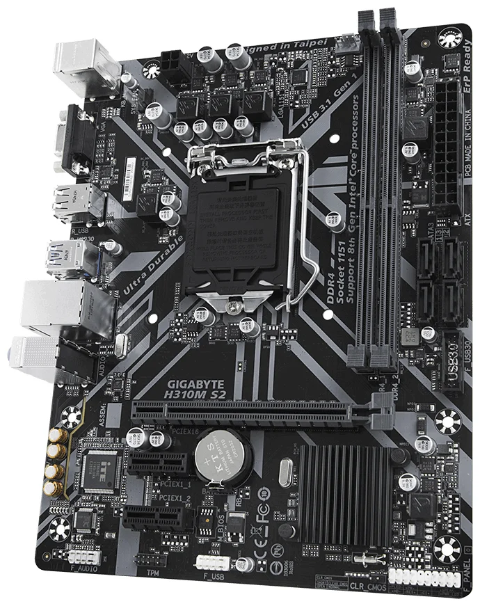 Фотография Материнская плата GIGABYTE H310M S2 (4719331803780)