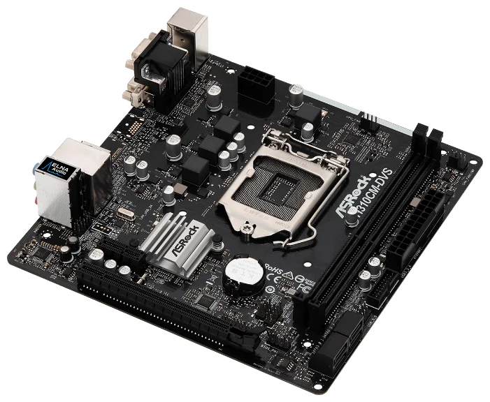 Фото Материнская плата ASRock H310CM-DVS (4717677336412)