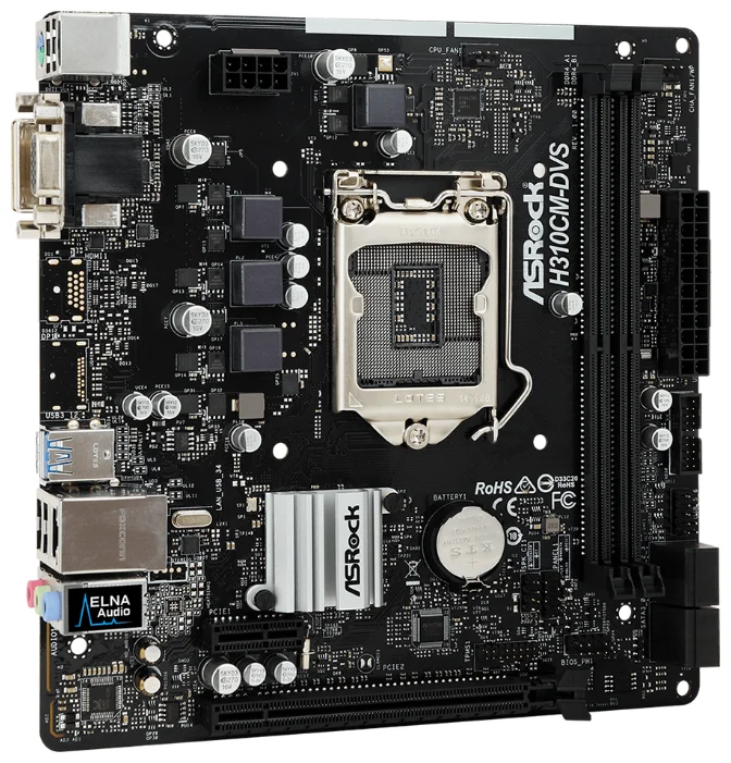 Фотография Материнская плата ASRock H310CM-DVS (4717677336412)