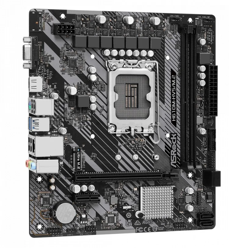 Фото Материнская плата ASRock H610M-HVS/M.2 R2.0