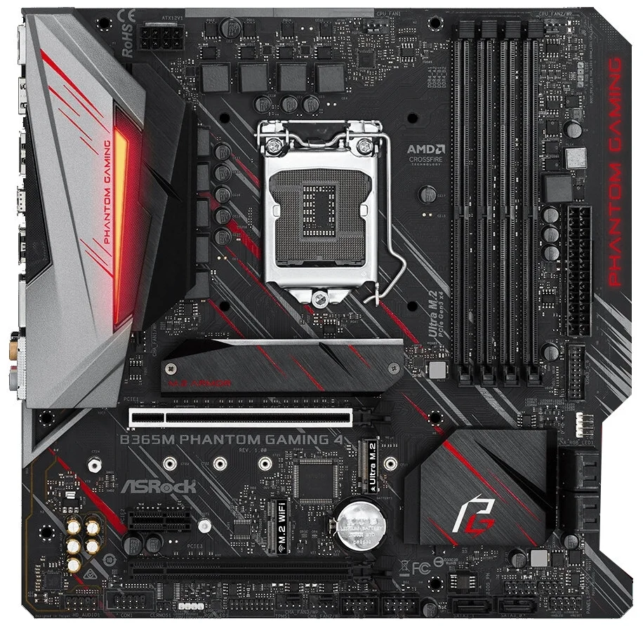 Материнская плата ASRock B365M PHANTOM GAMING 4