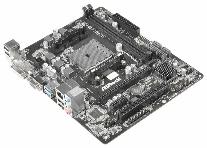 Фото Материнская плата ASRock FM2A68M-DG3+