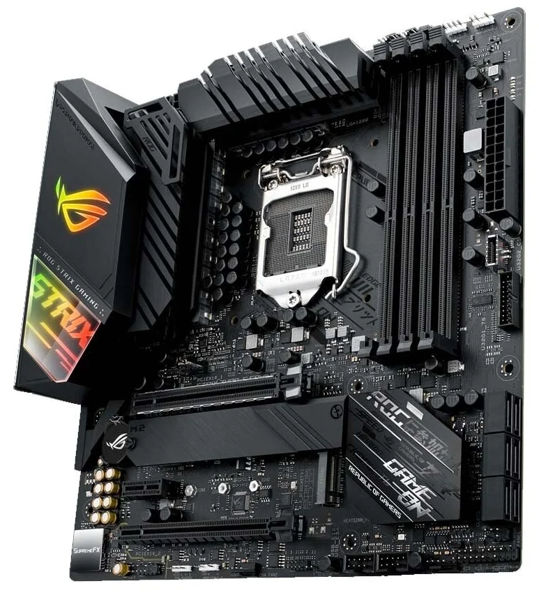 Картинка Материнская плата ASUS ROG STRIX Z490-G GAMING (WI-FI)