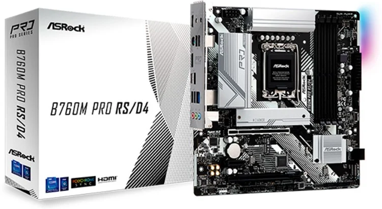 Фотография Материнская плата ASRock B760M PRO RS/D4