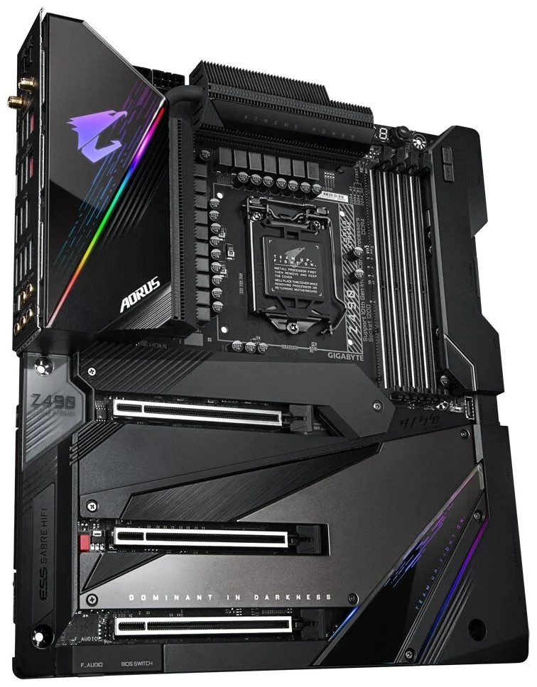 Картинка Материнская плата GIGABYTE Z490 AORUS XTREME
