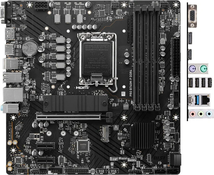 Фото Материнская плата MSI PRO B760M-P DDR4 LGA1700 4xDDR4