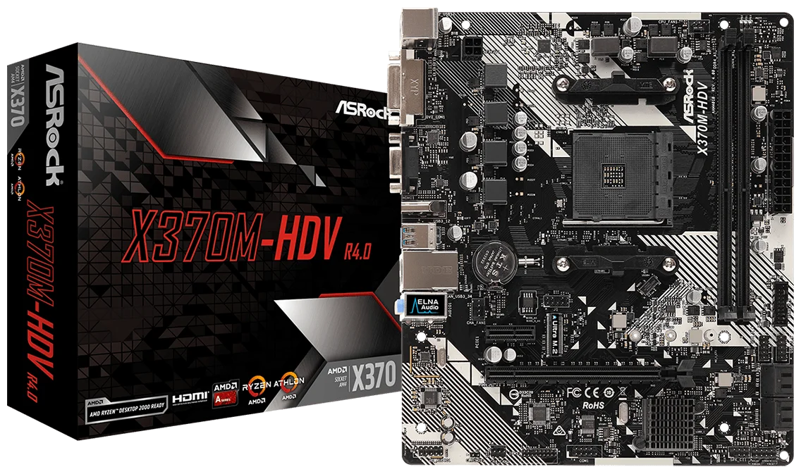 Цена Материнская плата ASRock X370M-HDV R4.0