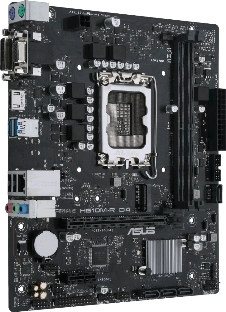 Фото Материнская плата ASUS PRIME H610M-R D4-SI