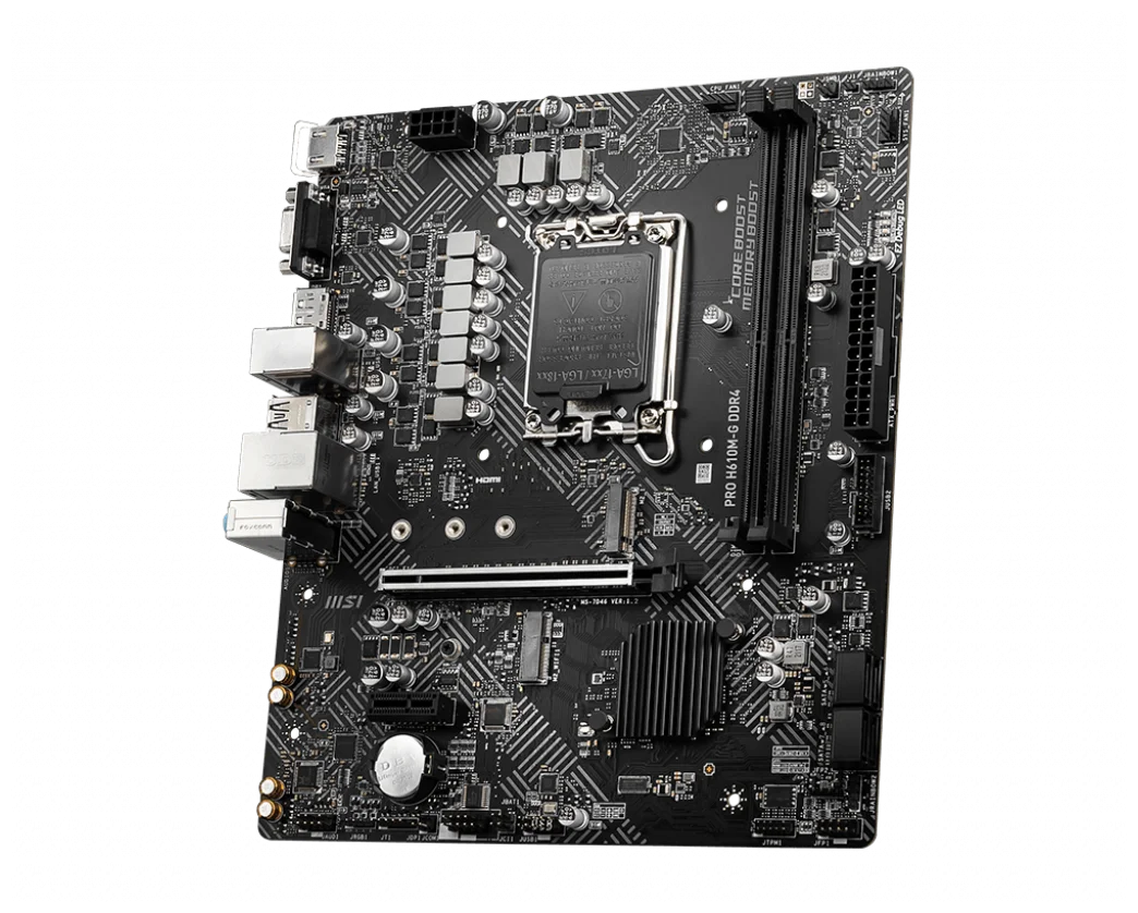 Фото Материнская плата MSI PRO H610M-G