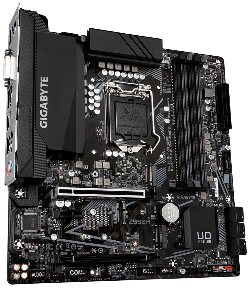 Фотография Материнская плата GIGABYTE Z590 M (Z590 M)