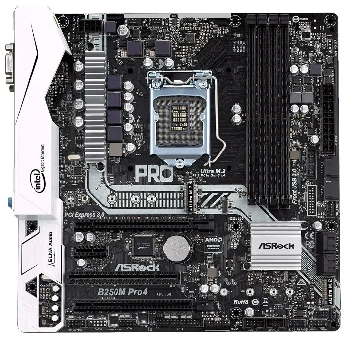 Материнская плата ASRock B250M PRO4