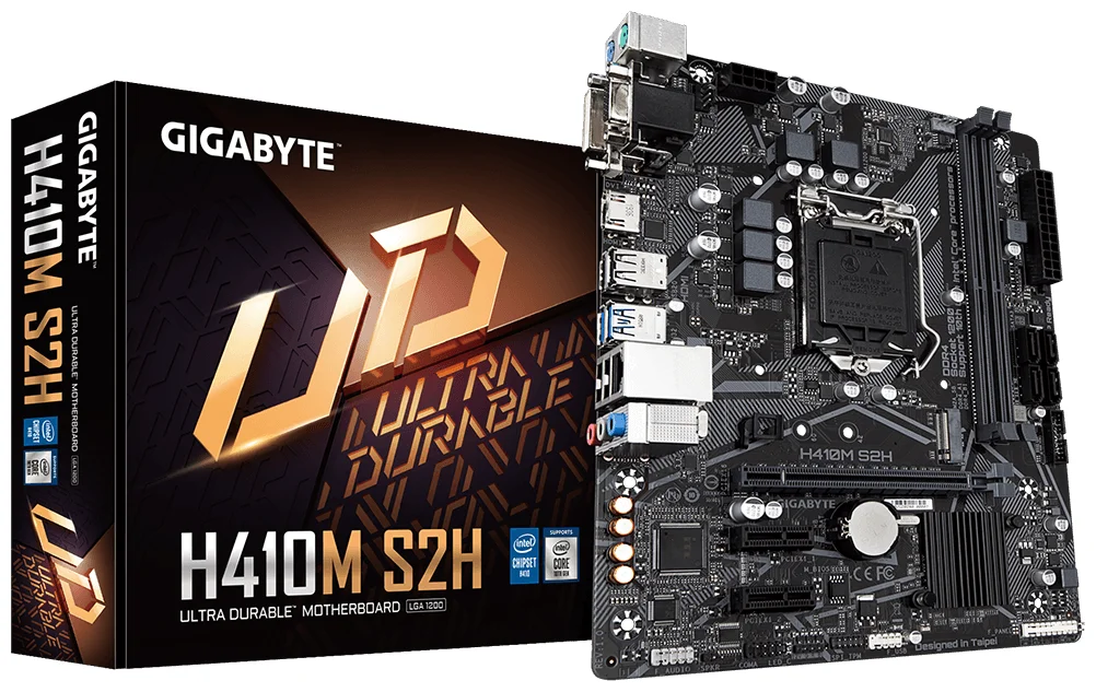 Картинка Материнская плата GIGABYTE H410M-S2H