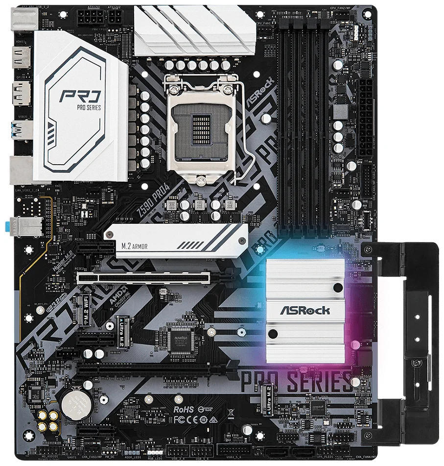 Фото Материнская плата ASRock Z590 PRO4