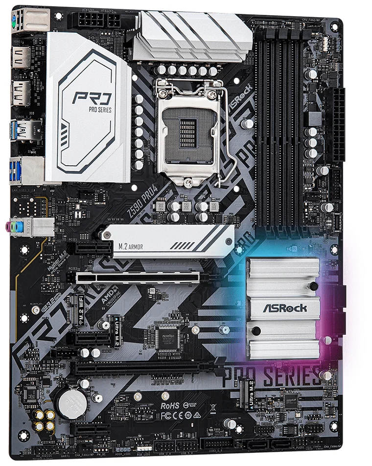 Фотография Материнская плата ASRock Z590 PRO4