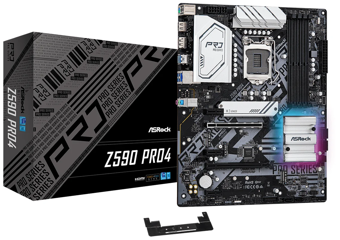 Материнская плата ASRock Z590 PRO4 заказать