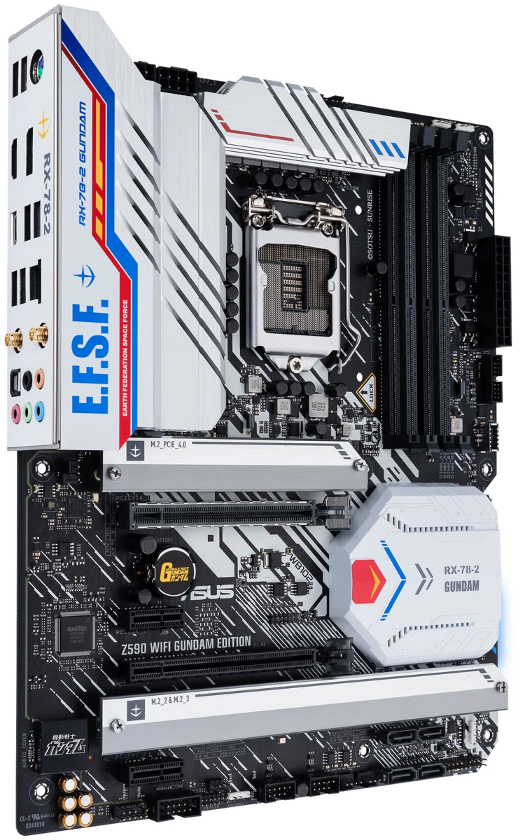 Фото Материнская плата ASUS Z590 WIFI GUNDAM EDITION