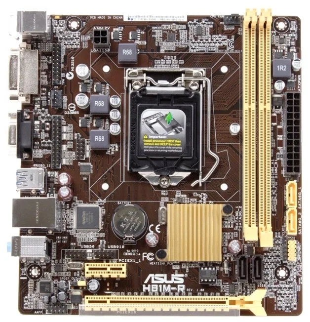 Фото Материнская плата ASUS H81M-R/С/SI