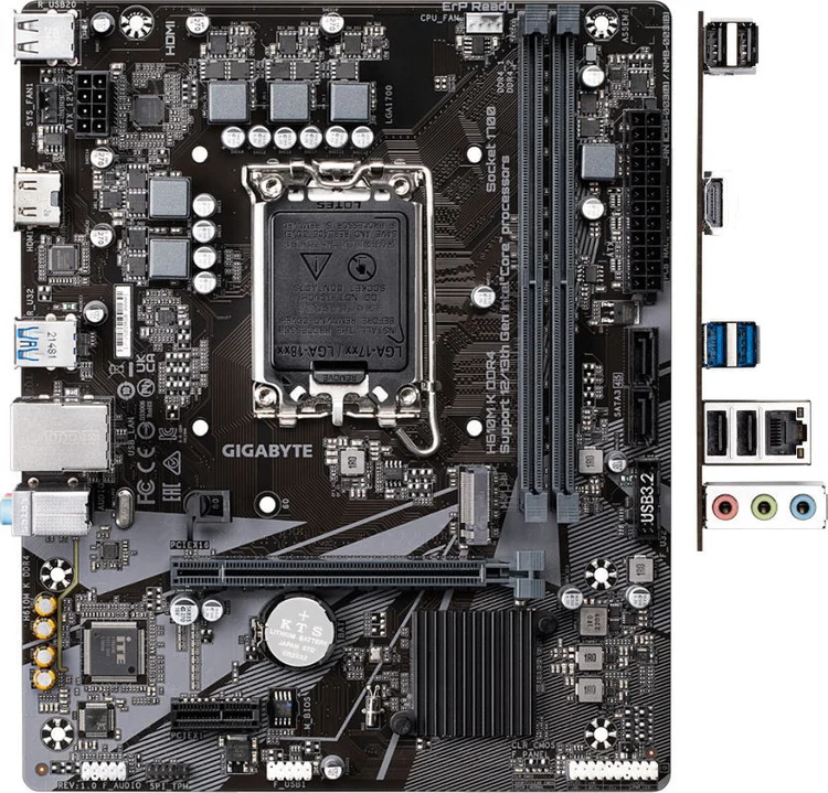 Фото Материнская плата GIGABYTE H610M K DDR4