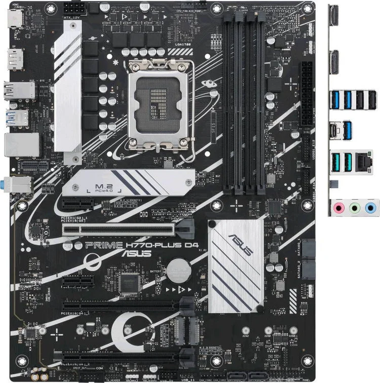Фото Материнская плата ASUS PRIME H770-PLUS D4 4xDDR4