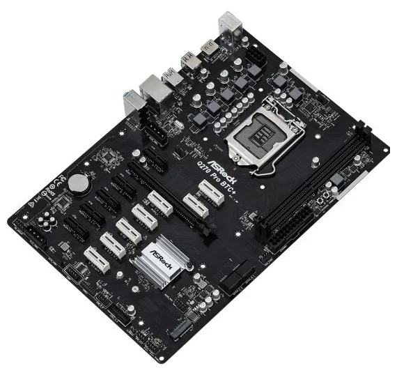 Фото Материнская плата ASRock Q270 PRO BTC+