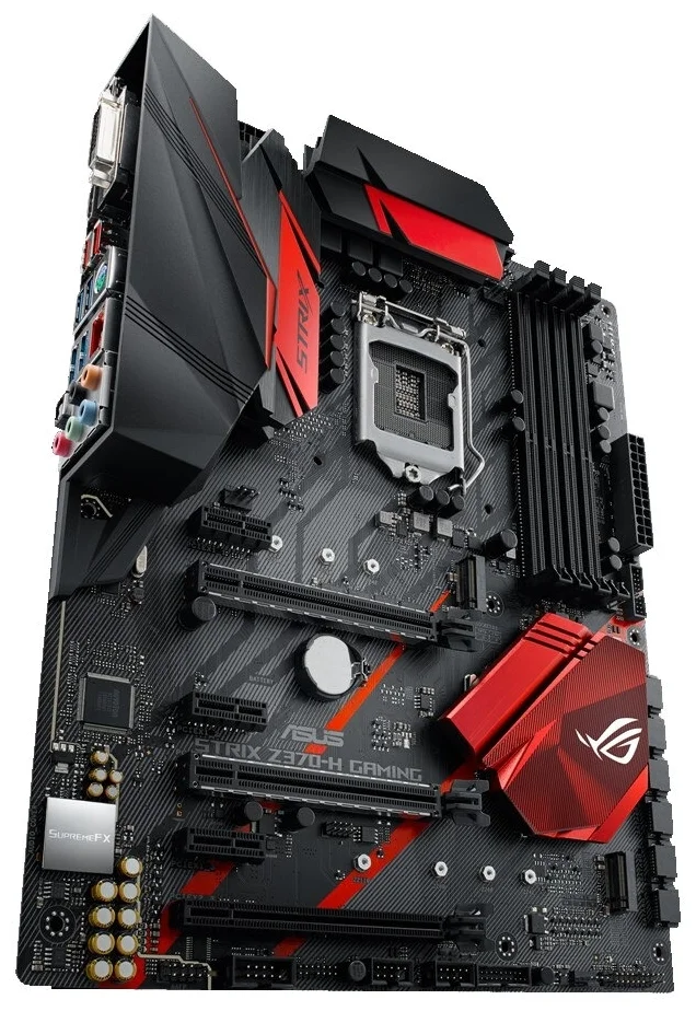 Картинка Материнская плата ASUS ROG STRIX Z370-H GAMING BOX