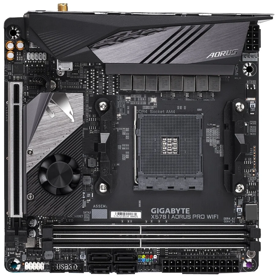 Материнская плата GIGABYTE X570 I AORUS PRO WIFI