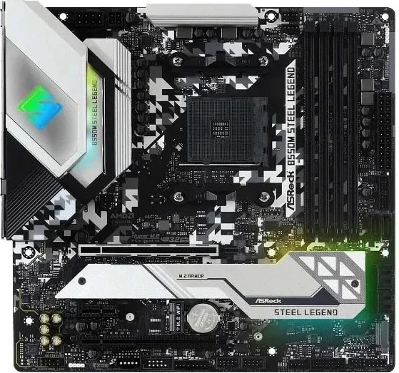 Фото Материнская плата ASRock B550M STEEL LEGEND AM4 4xDDR4