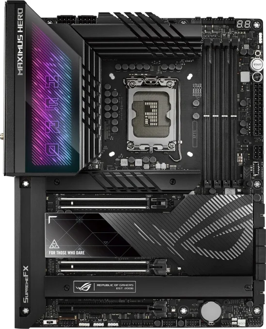 Картинка Материнская плата ASUS ROG MAXIMUS Z790 HERO 4DDR5