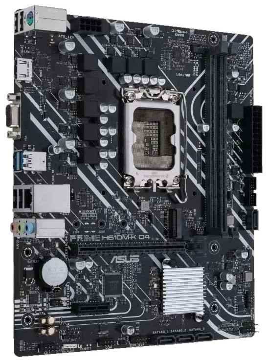 Фото Материнская плата ASUS PRIME H610M-K D4