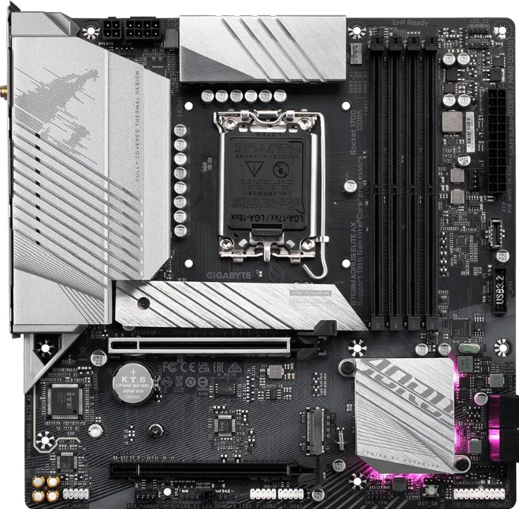 Фото Материнская плата GIGABYTE B760M AORUS ELITE AX