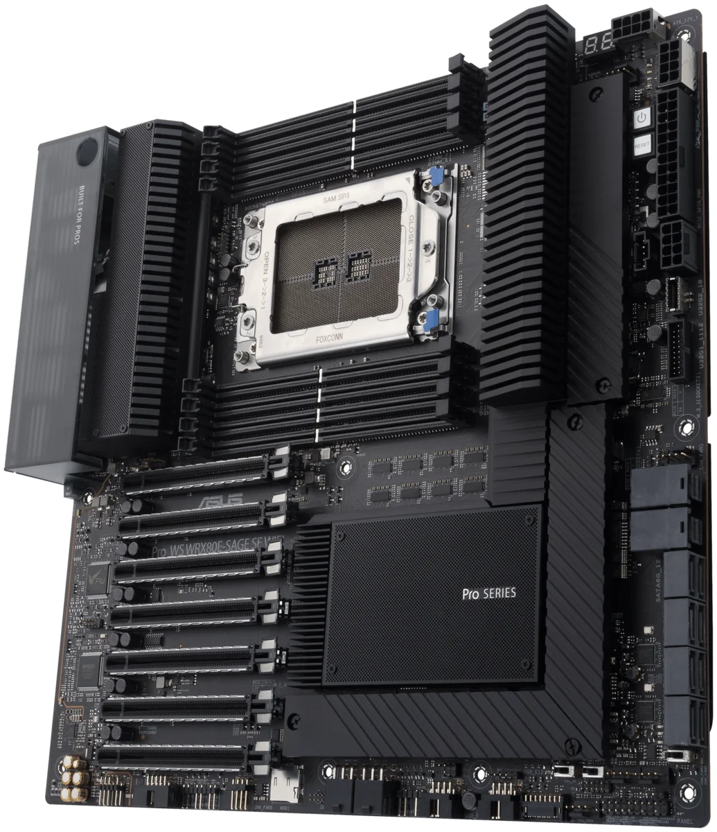 Картинка Материнская плата ASUS PRO WS WRX80E-SAGE SE WIFI