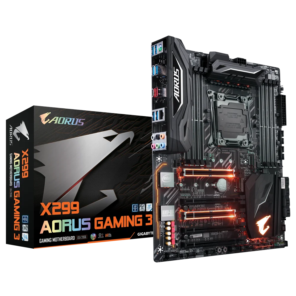 Фото Материнская плата GIGABYTE X299 AORUS Gaming 3